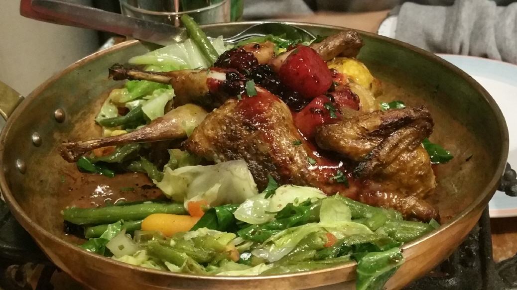 Gefl&uuml;gel mit Gem&uuml;se