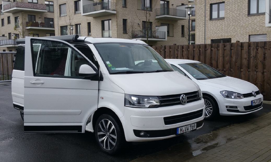 &Uuml;bernahme des T5 von Camperdeal in Hannover